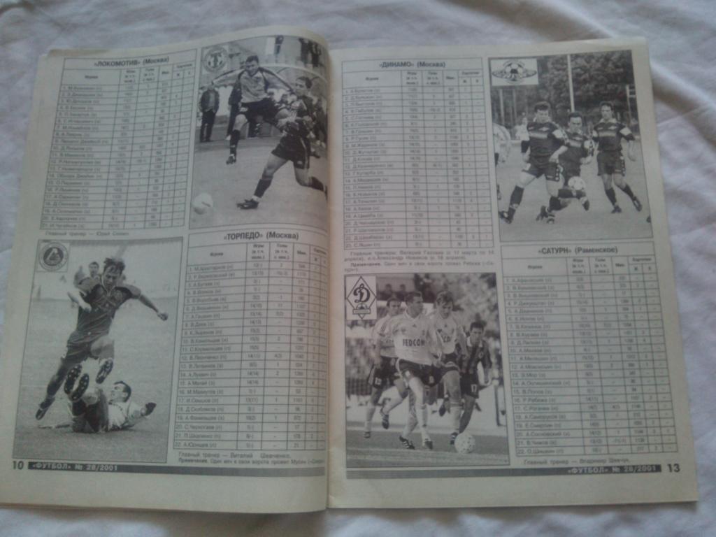 Еженедельник : Футбол № 28 (14 - 21 июля) 2001 г. 3