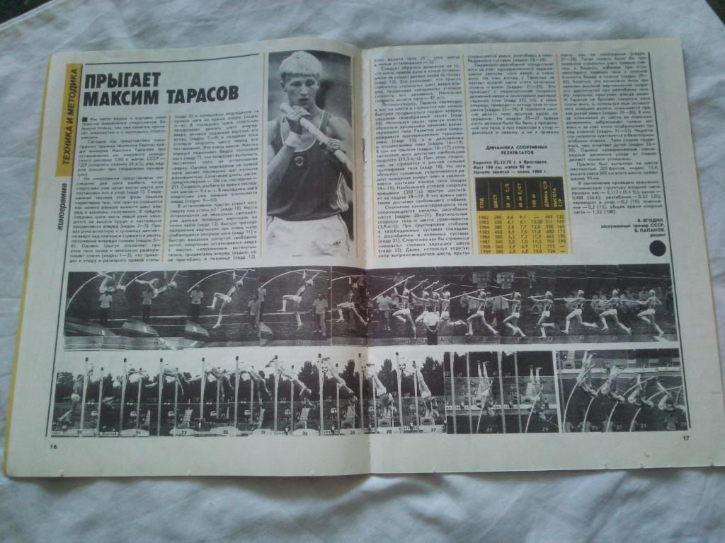 ЖурналЛегкая атлетика№ 4 ( апрель ) 1990 г. ( Спорт , Олимпиада ) 6