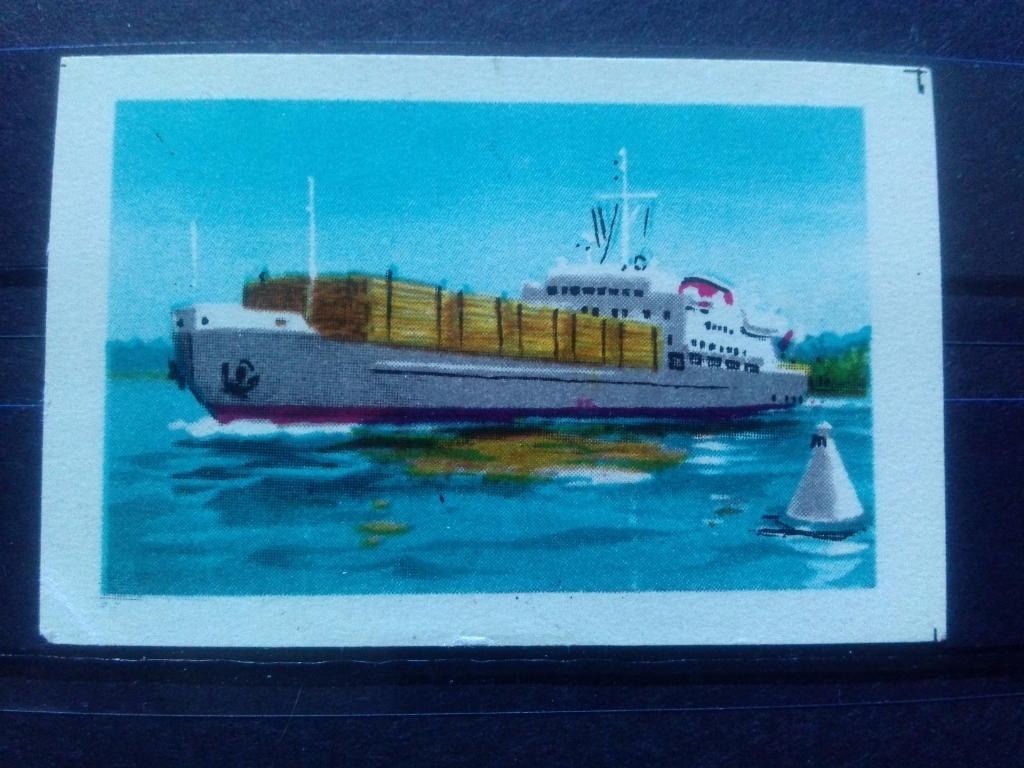 Спичечная этикетка : Речной и морской флот Корабль Техника Судно ( 60 - е годы )