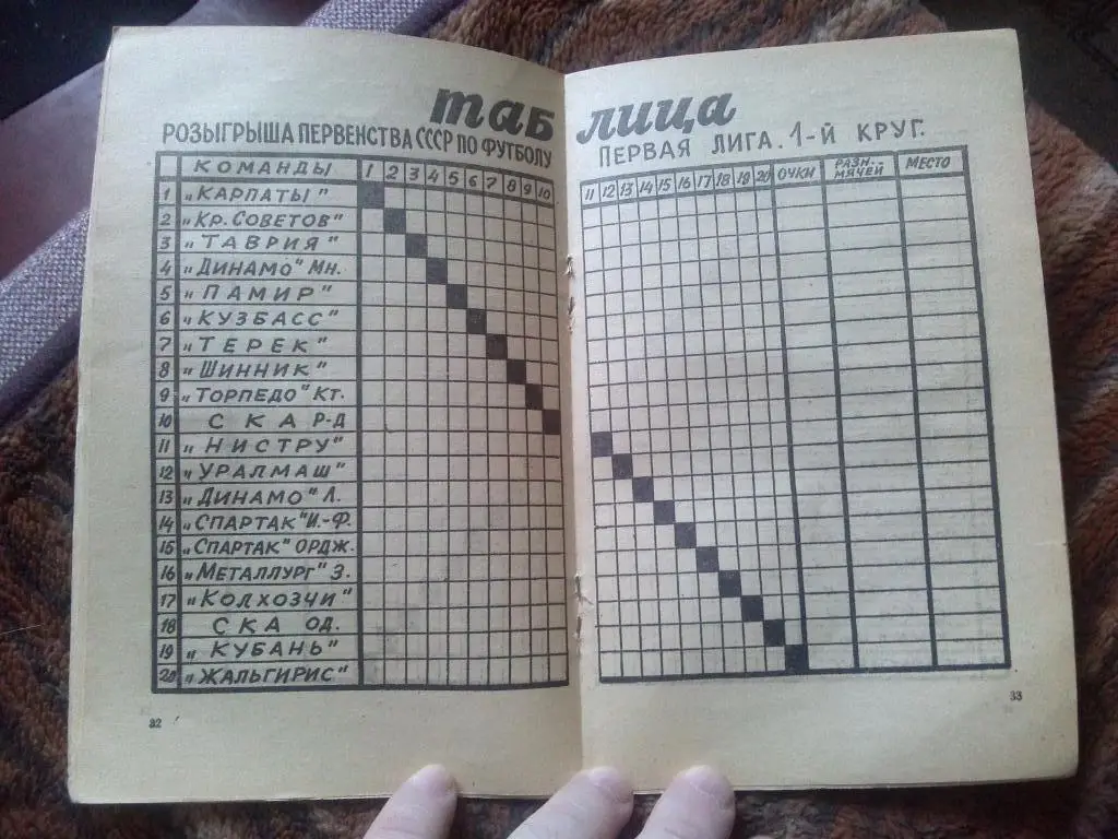 Футбол : календарь - справочник 1978 г. Ростов на Дону ( 1 - й круг ) спорт 7