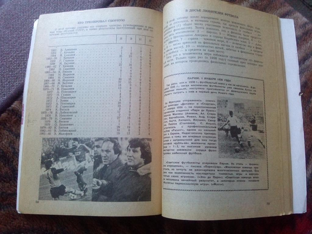 Футбол : календарь - справочник 1986 г. Чемпионат СССР ( спорт ) 5