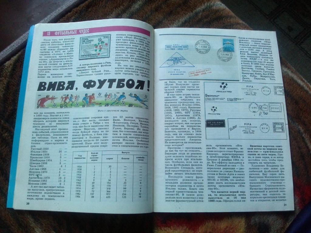 ЖурналФилателия№ 6 ( июнь ) 1990 г. ( Почтовые марки ) 7