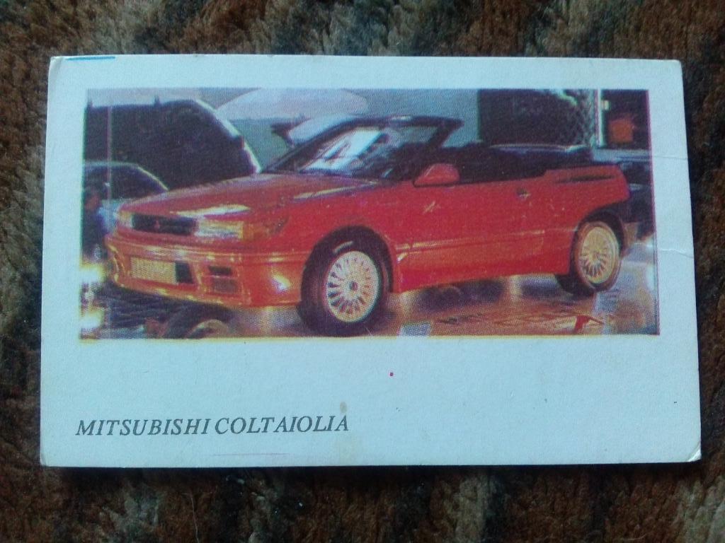 Карманный календарик : Транспорт Автомобиль Mitsubishi Coltaiolia (1992 - 1993)