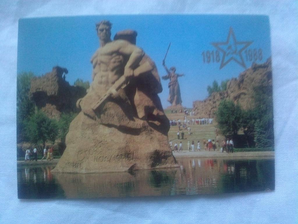 Карманный календарик : Волгоград 1988 г. Мамаев курган ( Война )