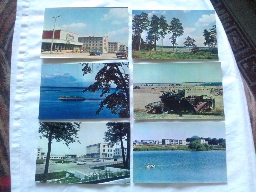 Памятные места СССР : По Татарии 1973 г. полный набор - 30 открыток (чистые ) 4