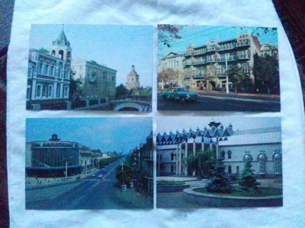 Города СССР : Воронеж 1985 г. полный набор - 12 почтовых открыток (чистые) 4