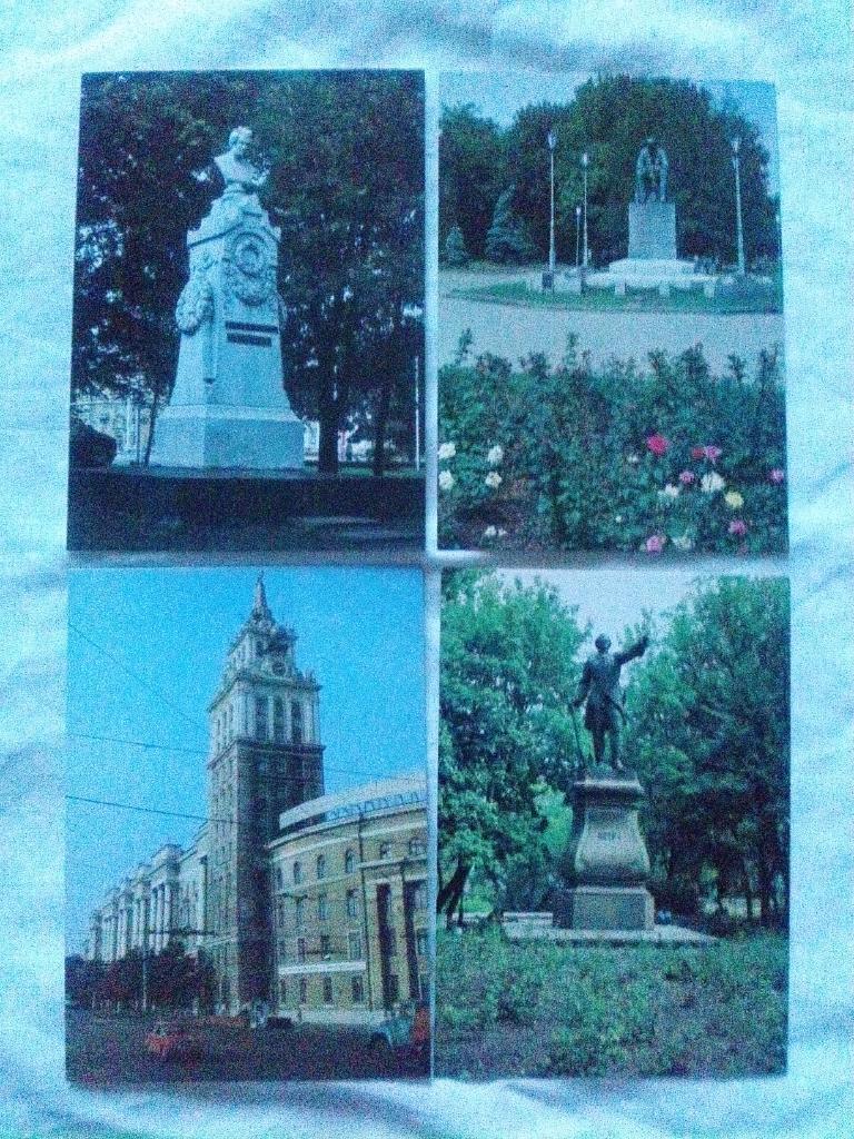 Города СССР : Воронеж 1985 г. полный набор - 12 почтовых открыток (чистые) 5