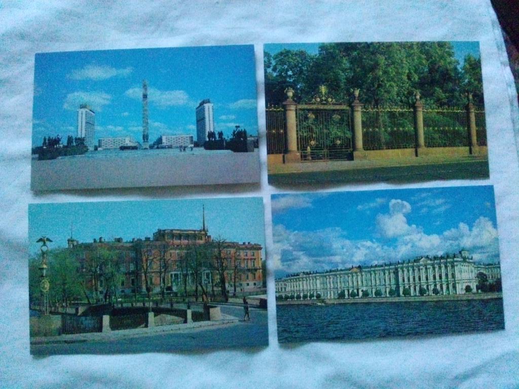 Города СССР : Ленинград 1981 г. полный набор - 16 открыток (чистые , в идеале) 3
