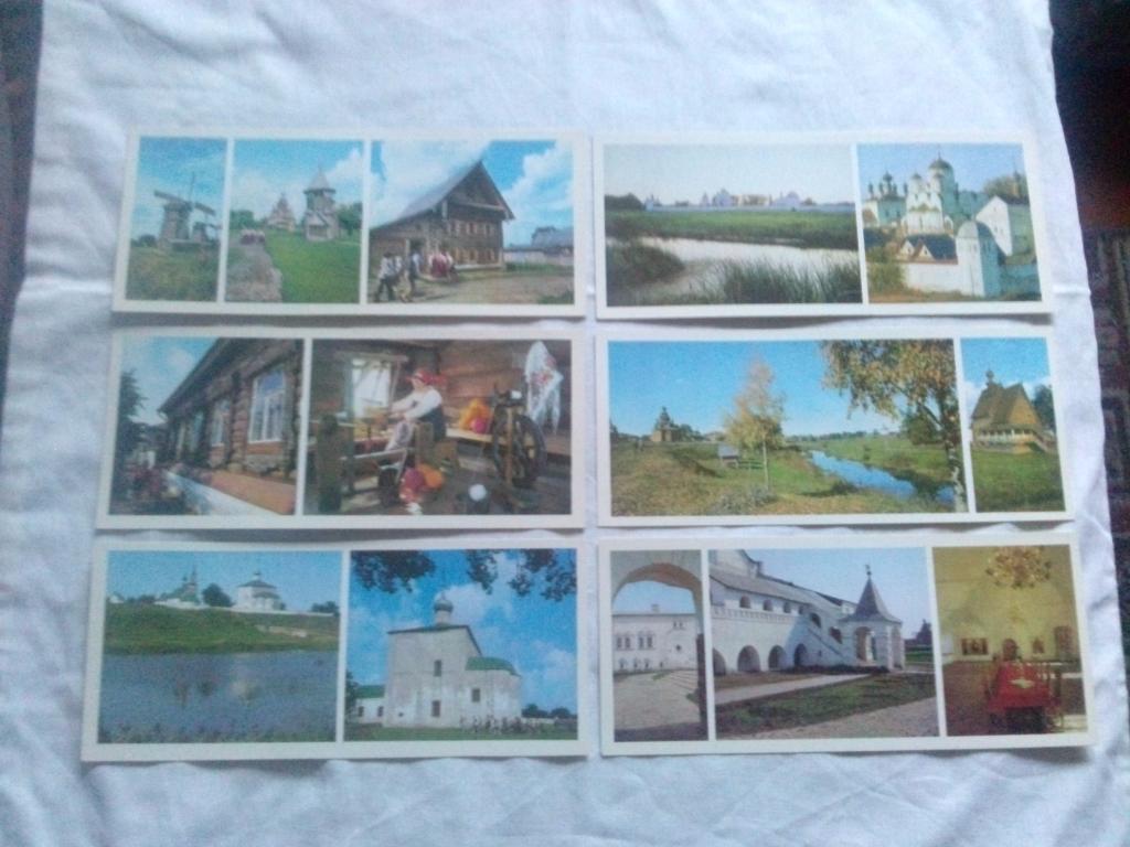 Города СССР : Суздаль 1978 г. полный набор - 18 открыток (чистые , в идеале) 3