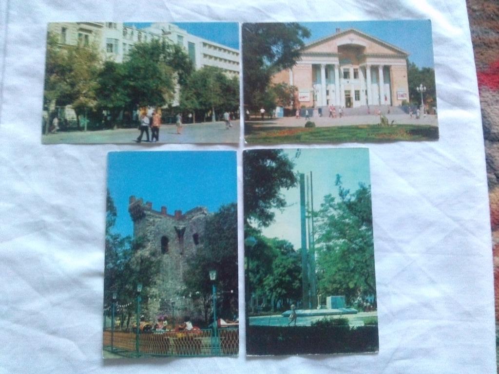 Города СССР : Феодосия (Крым) 1982 г. полный набор - 11 открыток (чистые ) 3