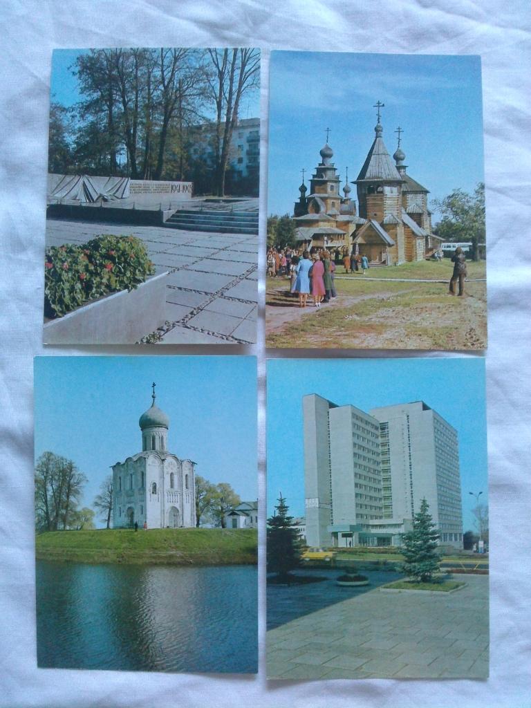 Города СССР : Суздаль и Владимир 1981 г. полный набор - 10 почтовых открыток 3