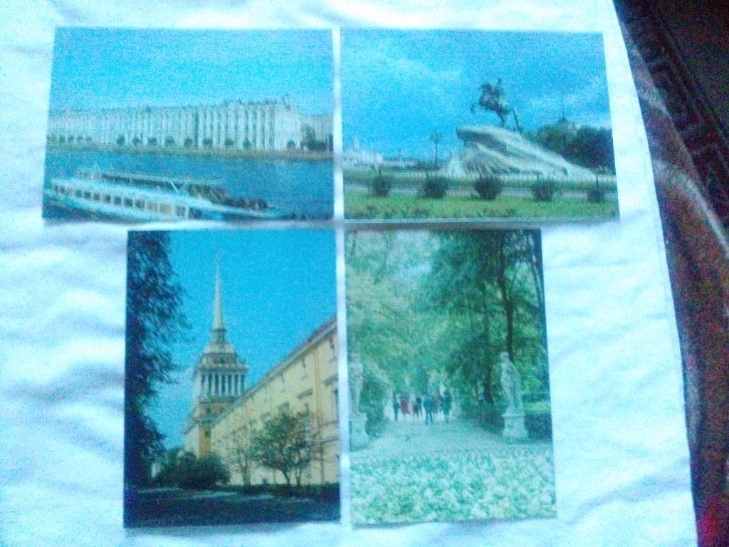 Города СССР : Ленинград 1984 г. полный набор - 12 открыток ( чистые , в идеале ) 4