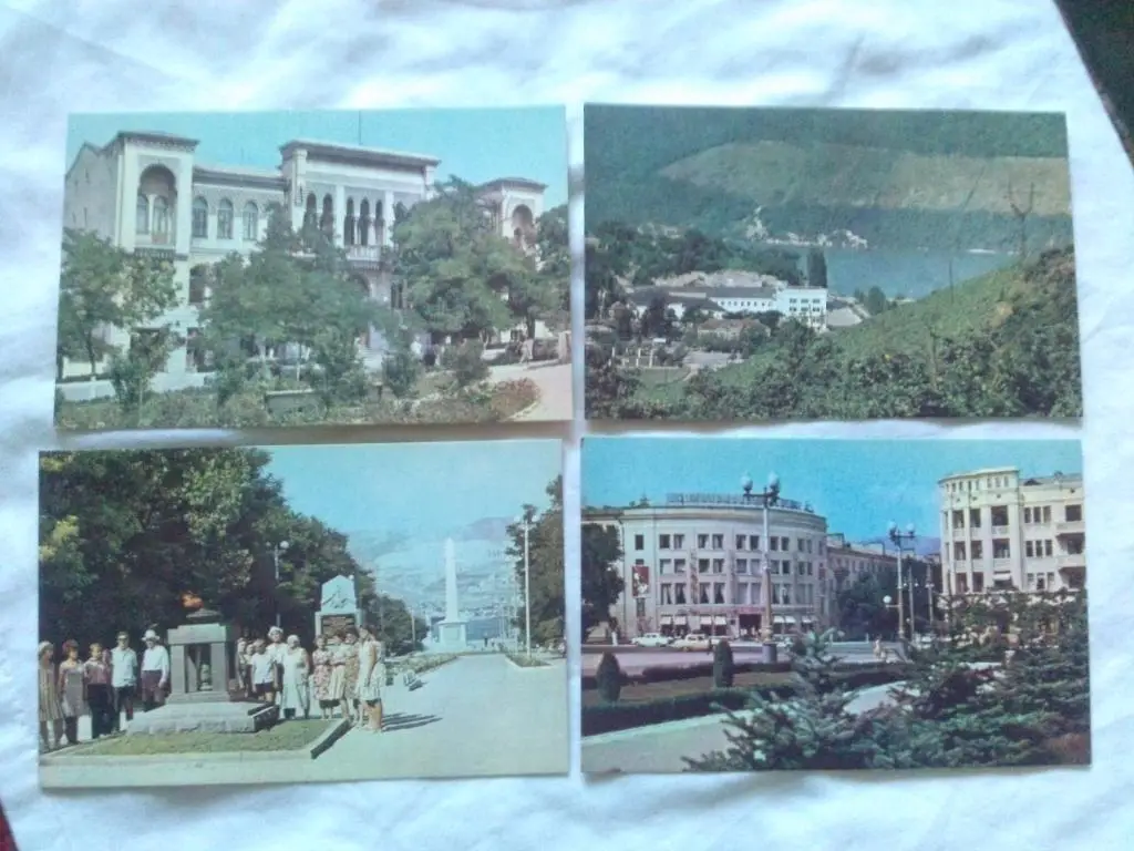 Города СССР : Новороссийск 1968 г. полный набор - 16 открыток (чистые) Транспорт 3