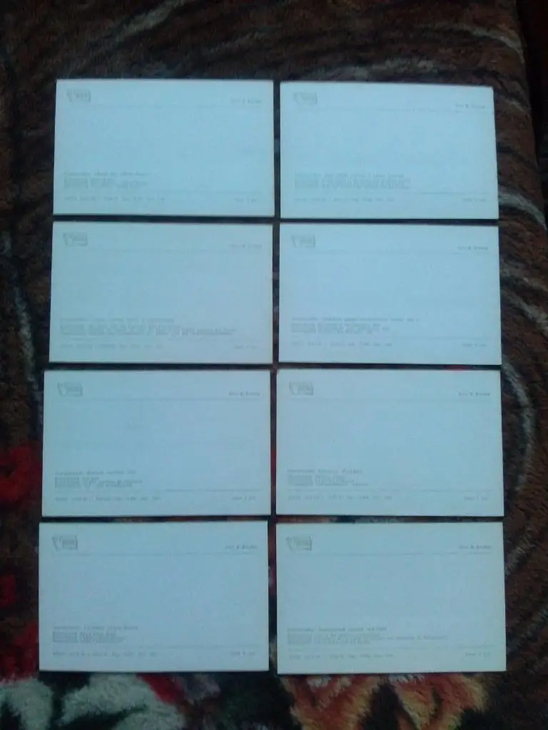 Города СССР : Новороссийск 1968 г. полный набор - 16 открыток (чистые) Транспорт 6