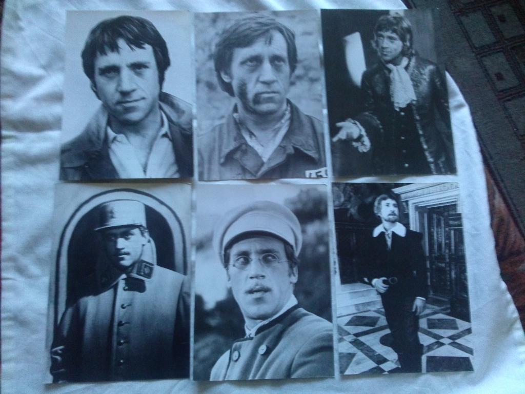 Владимир Высоцкий в кино и на телеэкране 1987 г. полный набор - 10 открыток 5