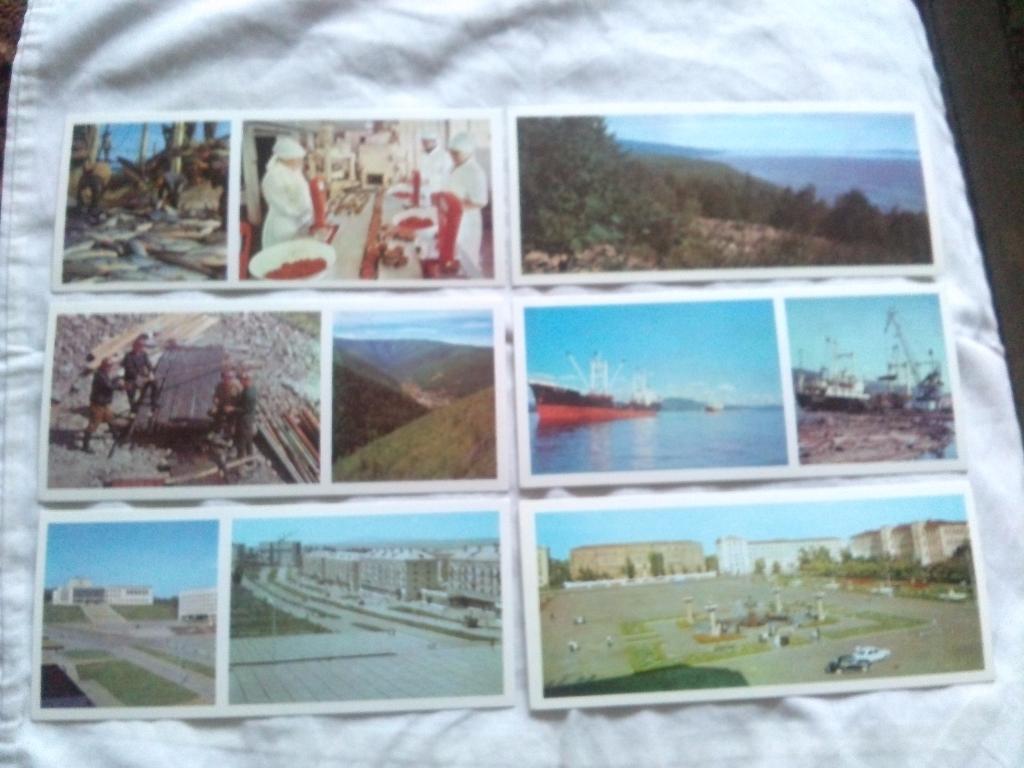 Памятные места СССР : По Амуру 1975 г. полный набор - 24 открытки (Транспорт) 2