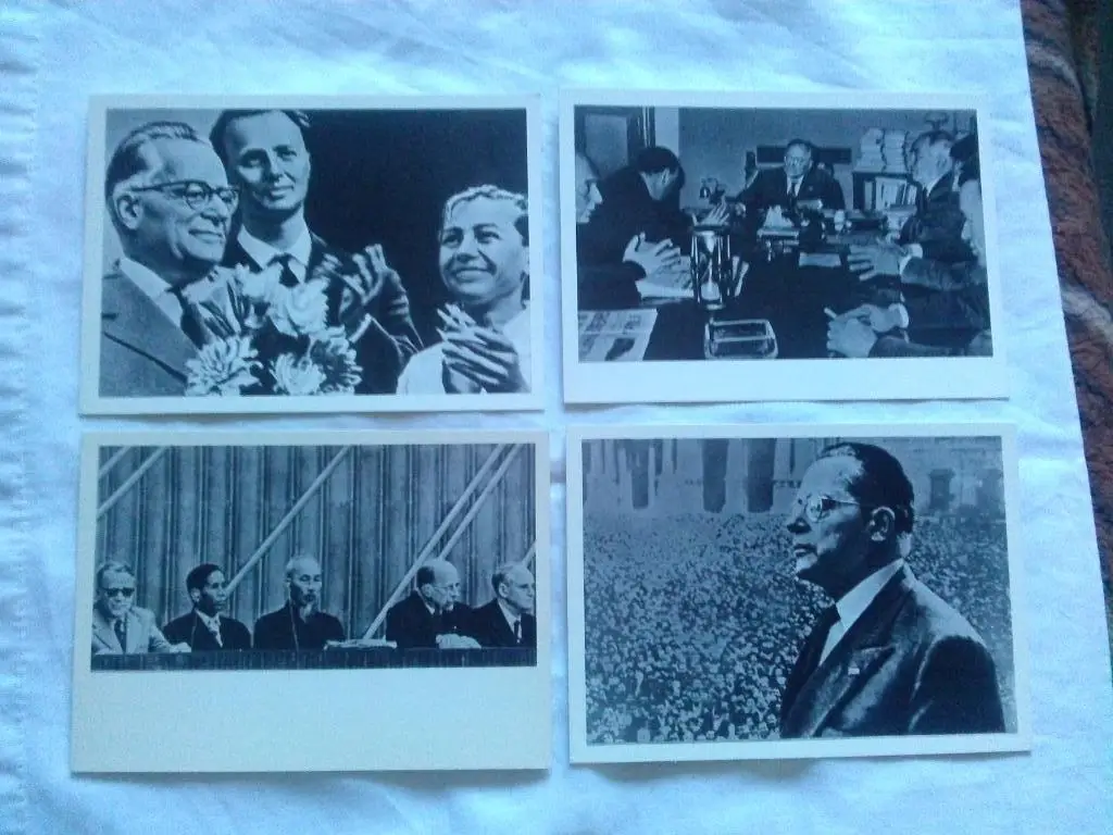 Политический деятель : Пальмиро Тольятти 1973 г. полный набор - 16 открыток 3