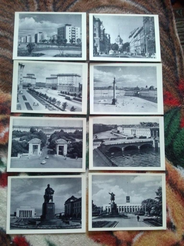 Города СССР : Ленинград 1964 г. полный набор - 30 открыток (Санкт - Петербург) 3