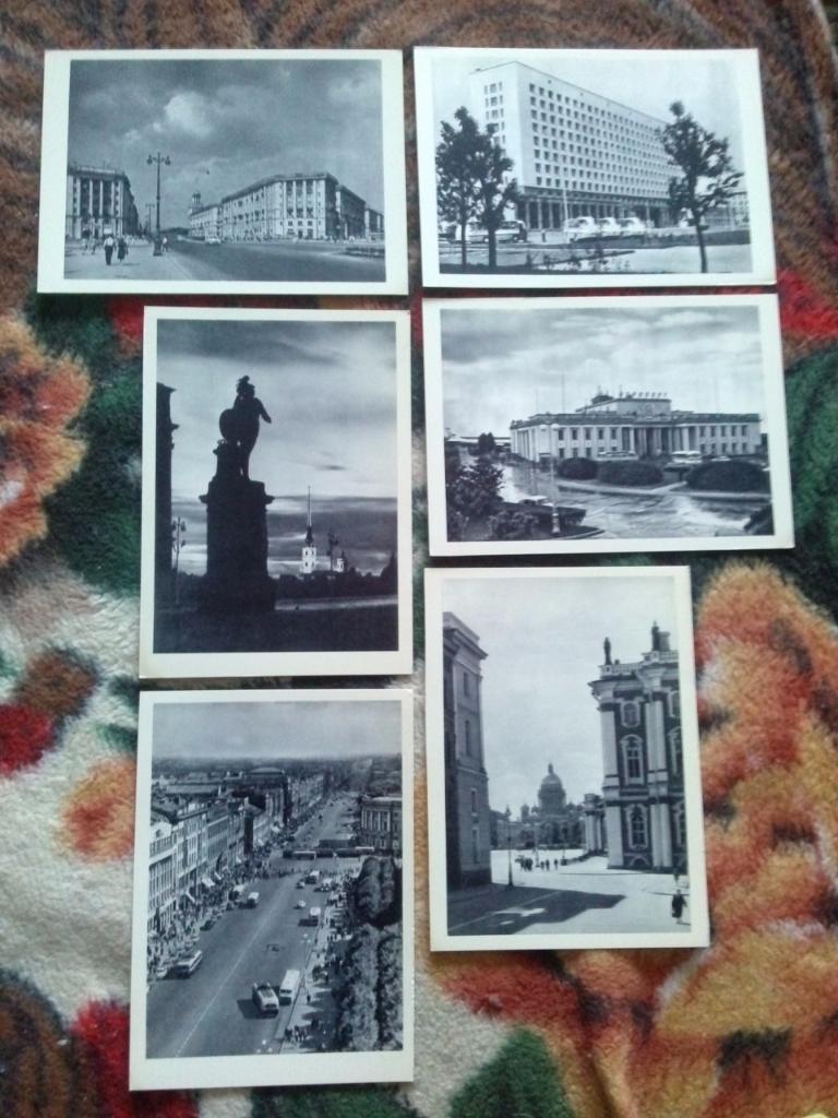 Города СССР : Ленинград 1964 г. полный набор - 30 открыток (Санкт - Петербург) 5