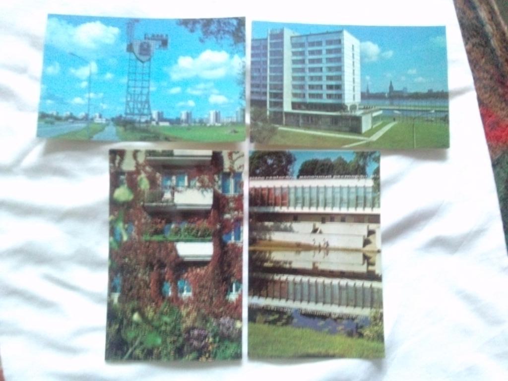 Города СССР : Рига 1976 г. полный набор - 16 открыток (чистые , в идеале) Латвия 5