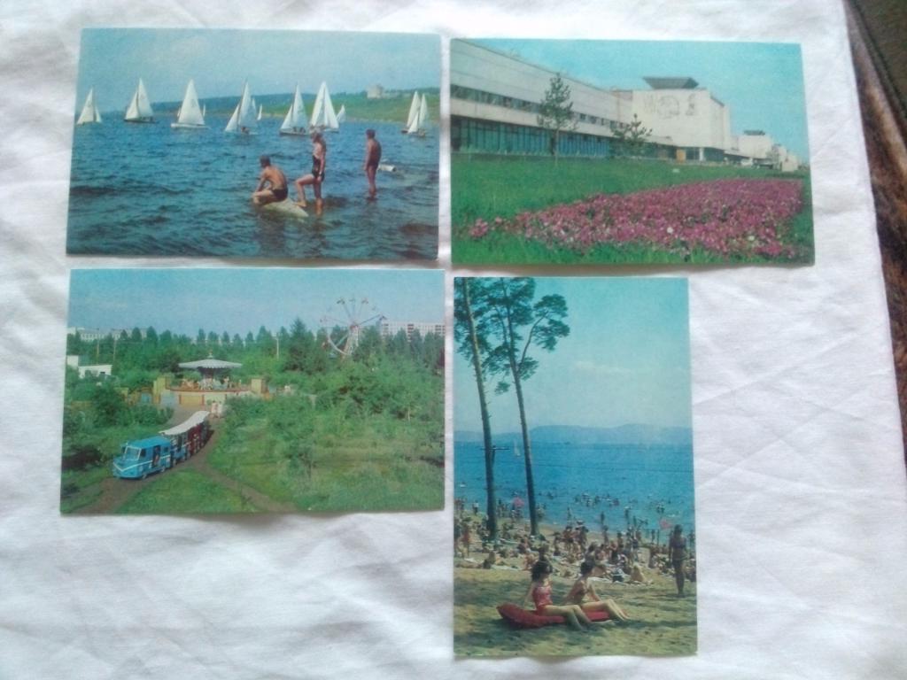 Города СССР : Тольятти 1972 г. полный набор - 12 открыток (чистые , в идеале) 4