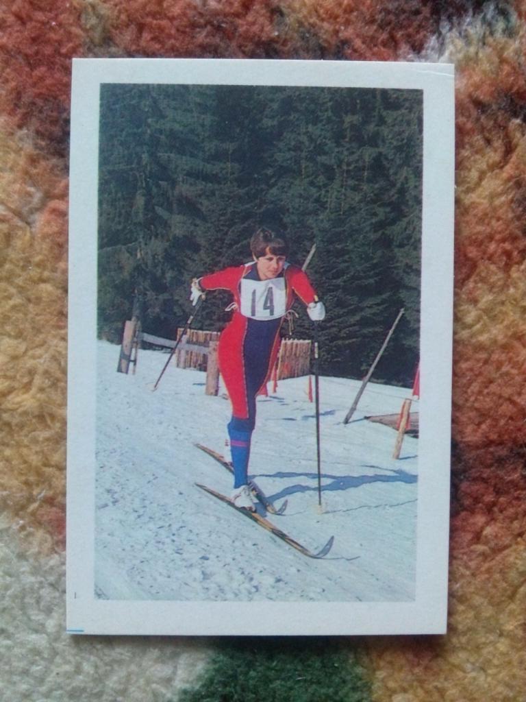 Карманный календарик : Лыжный спорт 1989 г.