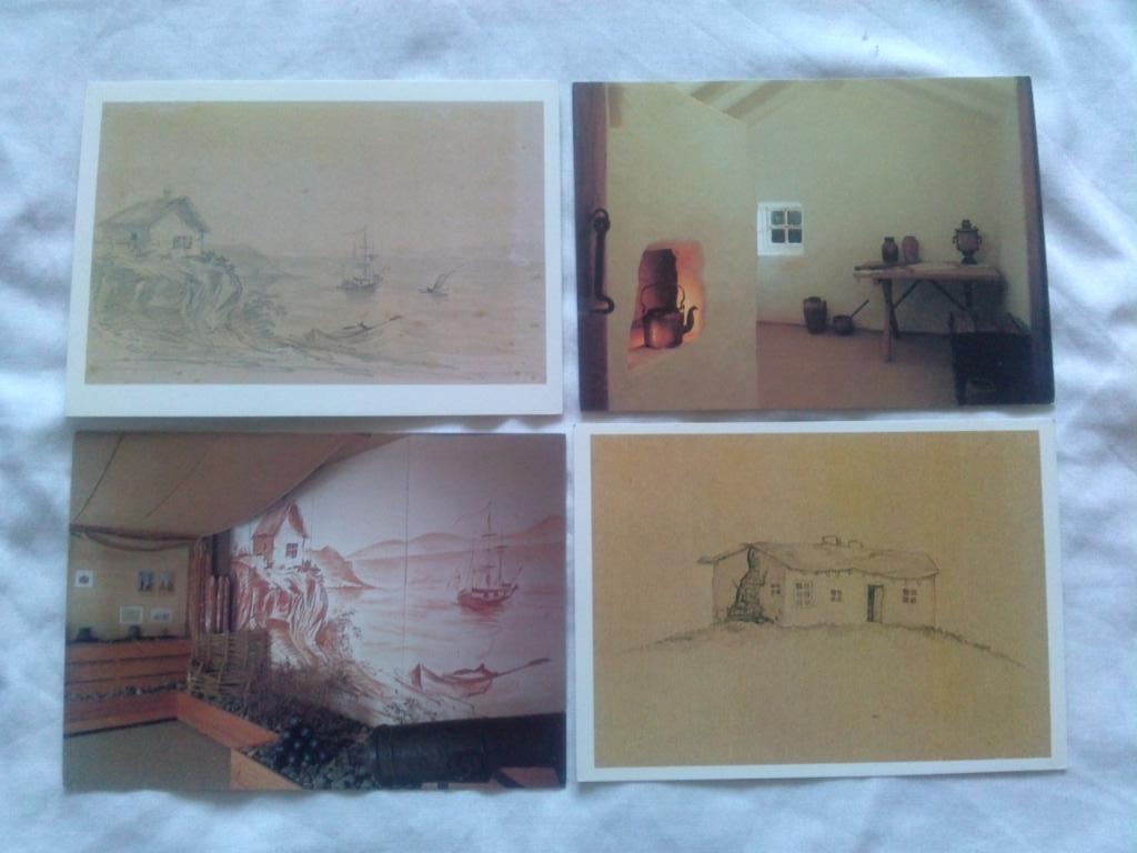 Дом-музей М.Ю. Лермонтова в Тамани 1987 г. полный набор - 16 открыток (чистые) 4