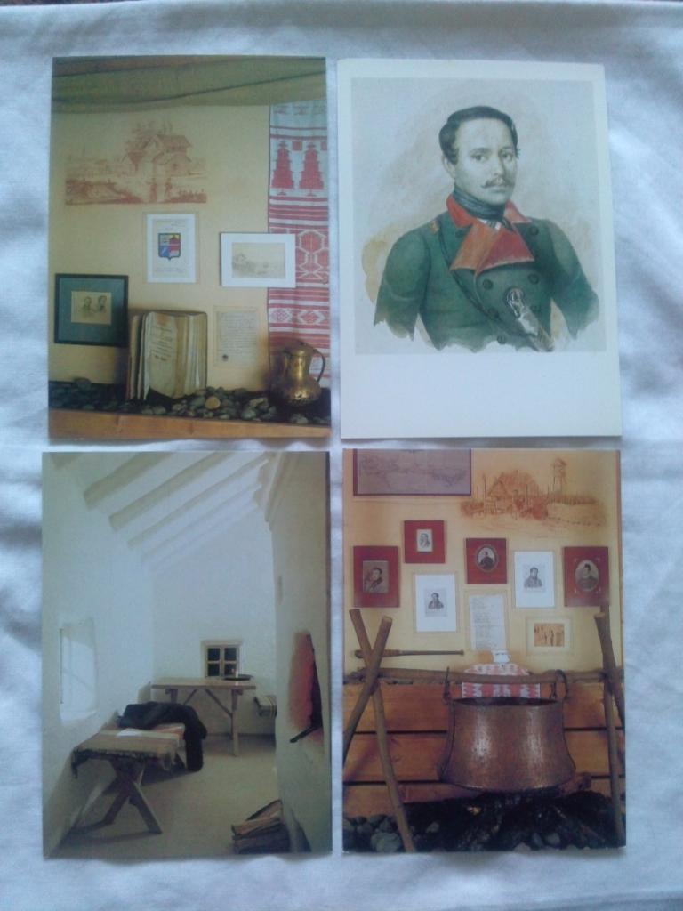 Дом-музей М.Ю. Лермонтова в Тамани 1987 г. полный набор - 16 открыток (чистые) 5