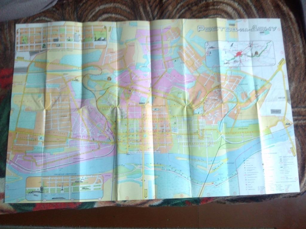 Карта (Туристическая схема) Ростов на Дону 1979 г. ( Туризм СССР ) 5