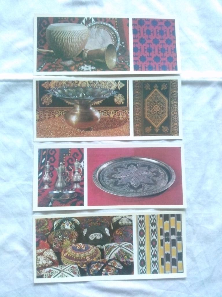 Музей прикладного искусства Узбекистана 1979 г. полный набор - 20 открыток 3
