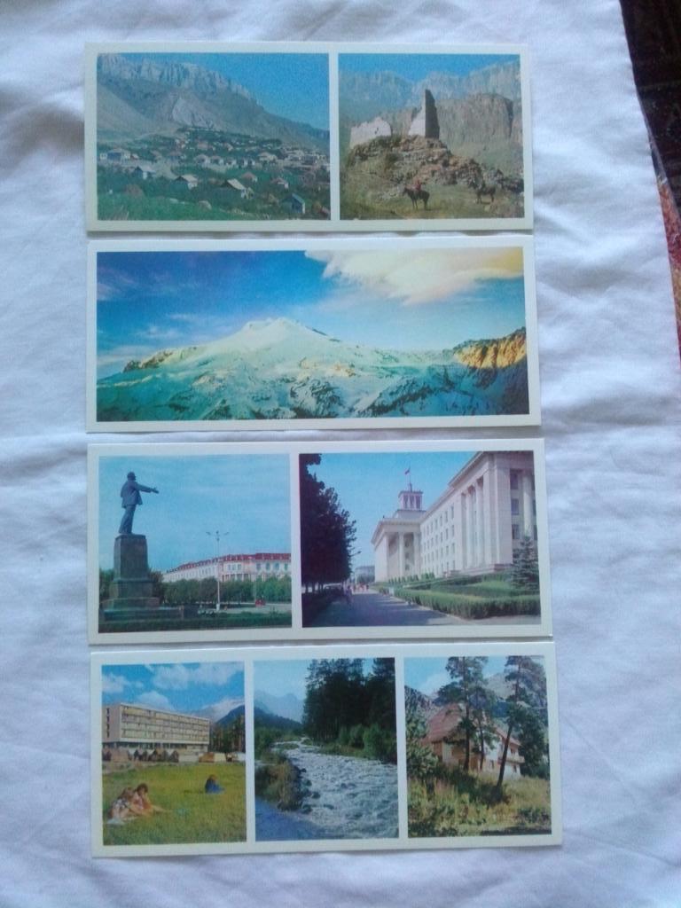 В горах Кабардино-Балкарии 1976 г. полный набор - 18 открыток (Кавказ , спорт) 4