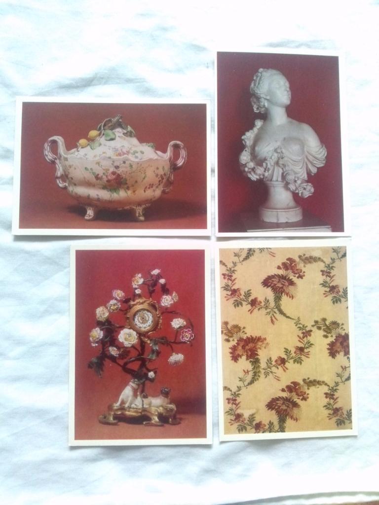 Искусство Рококо в Эрмитаже 1980 г. полный набор - 16 открыток (чистые , идеал) 4