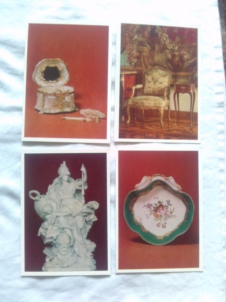 Искусство Рококо в Эрмитаже 1980 г. полный набор - 16 открыток (чистые , идеал) 5