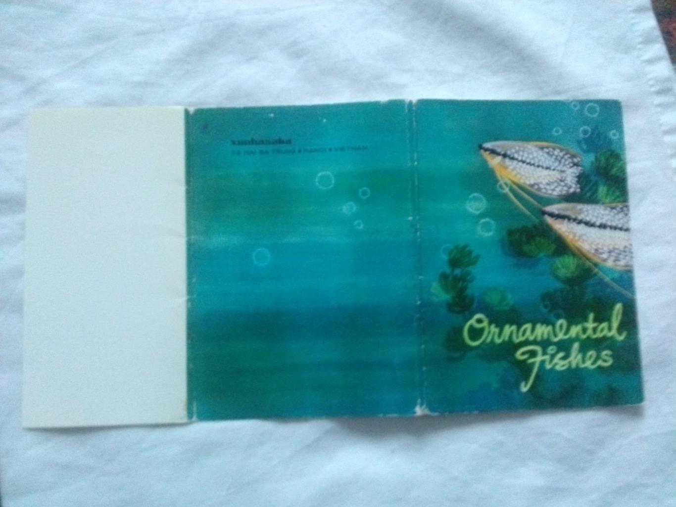 Вьетнам Аквариумные рыбки (80 - е годы) полный набор - 12 открыток (Аквариум) 1