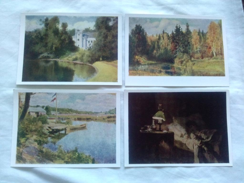 Живопись : художник В.Д. Поленов 1957 г. полный набор - 12 открыток (чистые) 3