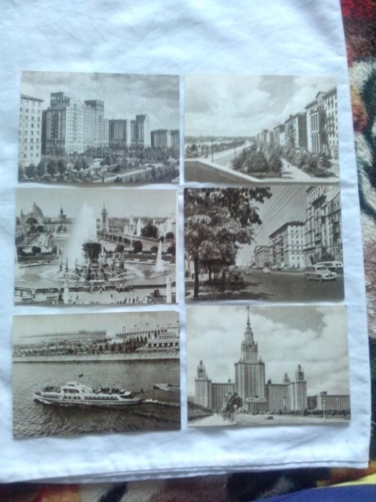 Города СССР : Москва 1962 г. полный набор - 30 открыток (чистые) ИЗОГИЗ 5