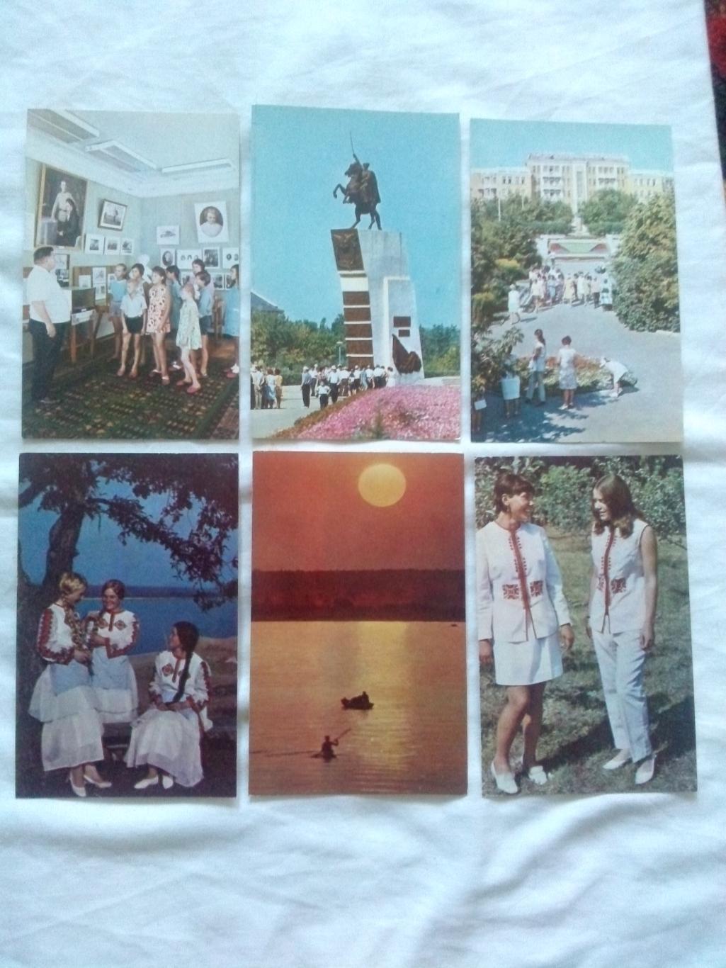 Города СССР : Чебоксары 1973 г. полный набор - 30 открыток (чистые) Чувашия 6