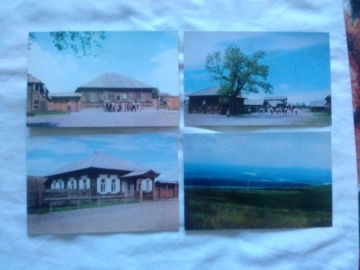 Ленинские памятные места в Шушенском 1973 г. полный набор - 18 открыток (идеал) 3