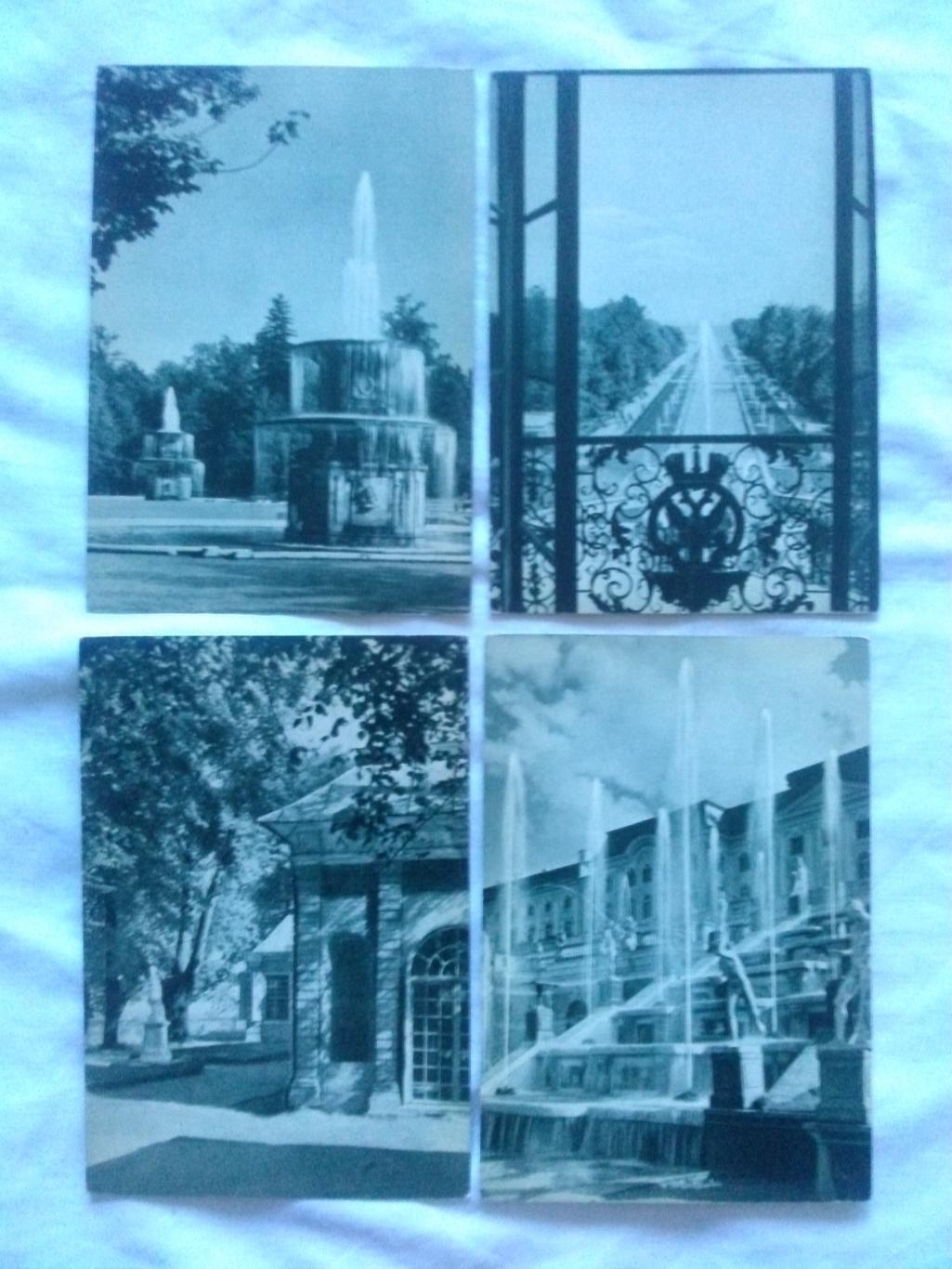 Возрожденный из пепла (Петродворец) 1969 г. полный набор - 16 открыток Ленинград 5