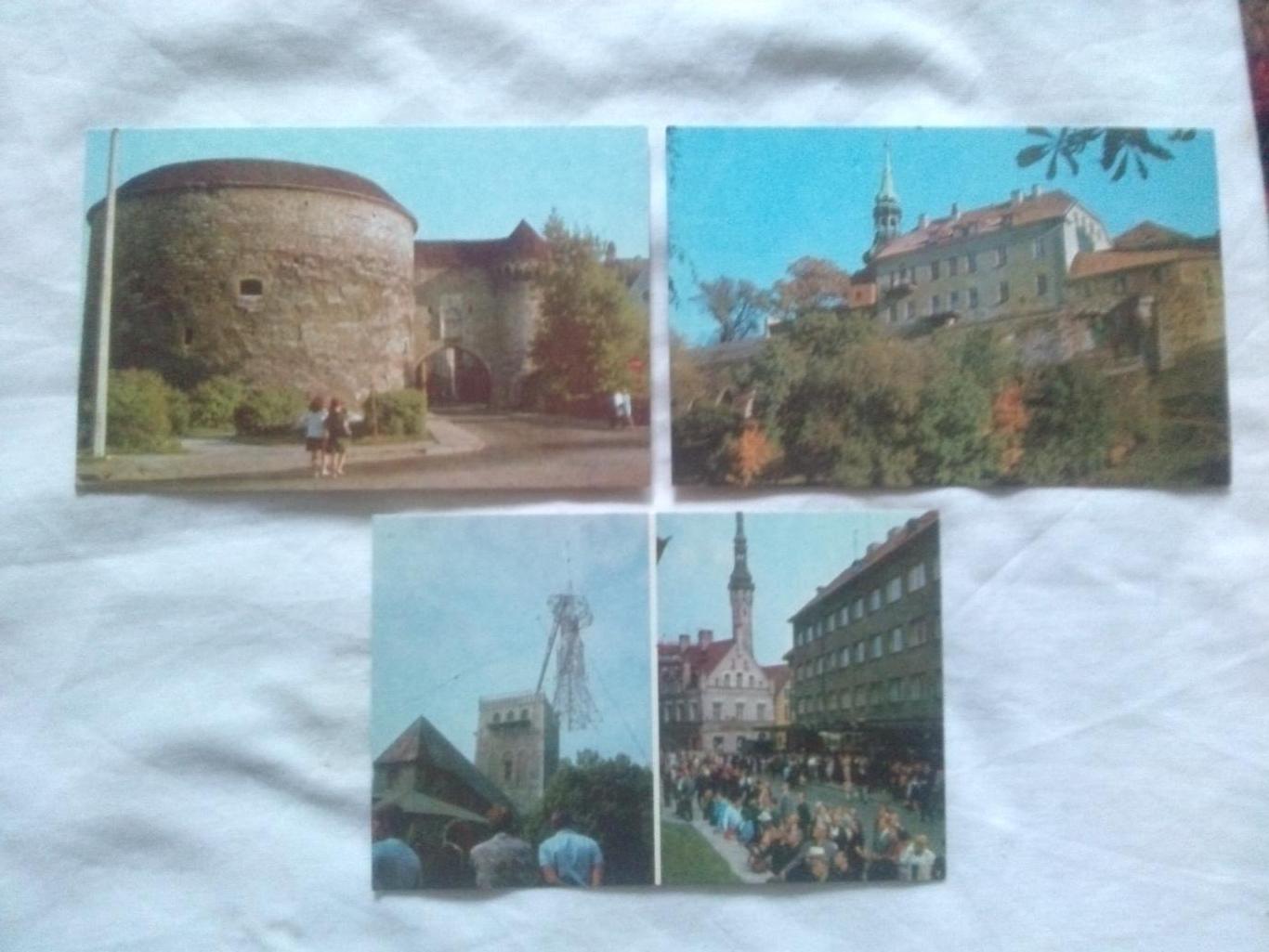 Города СССР : Старый Таллинн (Эстония) 1972 г. полный набор - 15 открыток 5