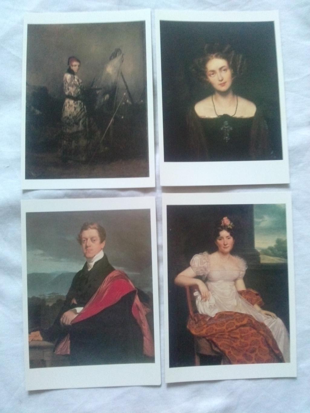 Эрмитаж : Французская живопись XIX века (1983 г.) полный набор - 16 открыток 3