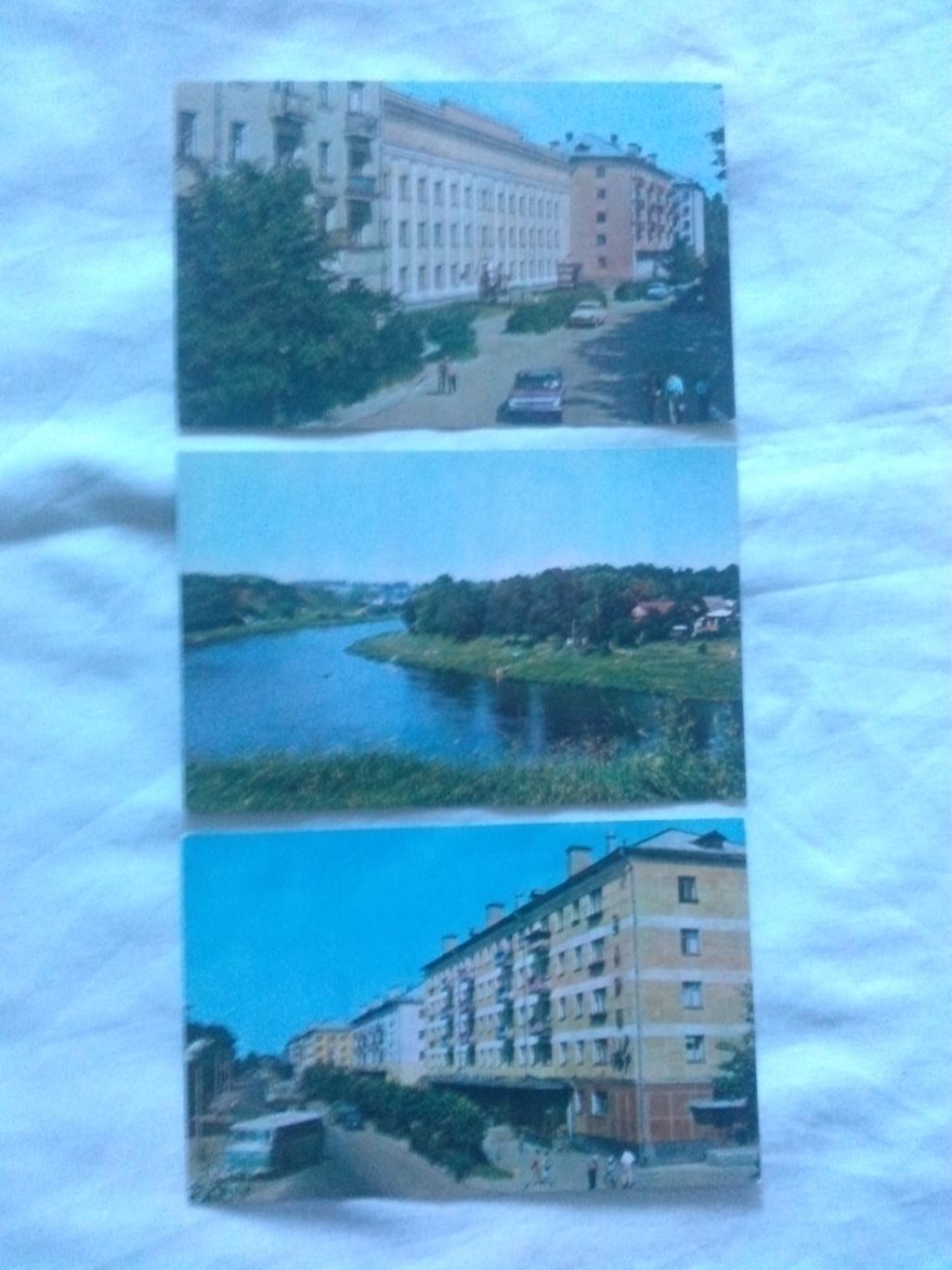 Города СССР : Ржев 1973 г. полный набор - 15 открыток (чистые , в идеале) Пушка 3