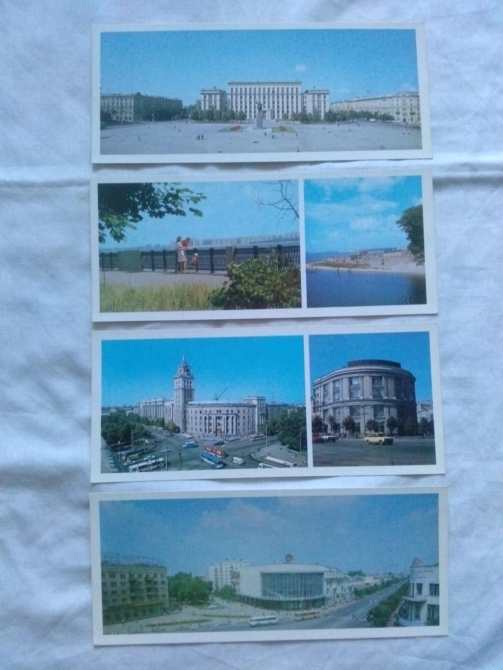 Города СССР : Воронеж 1980 г. полный набор - 15 открыток (чистые , в идеале) 3