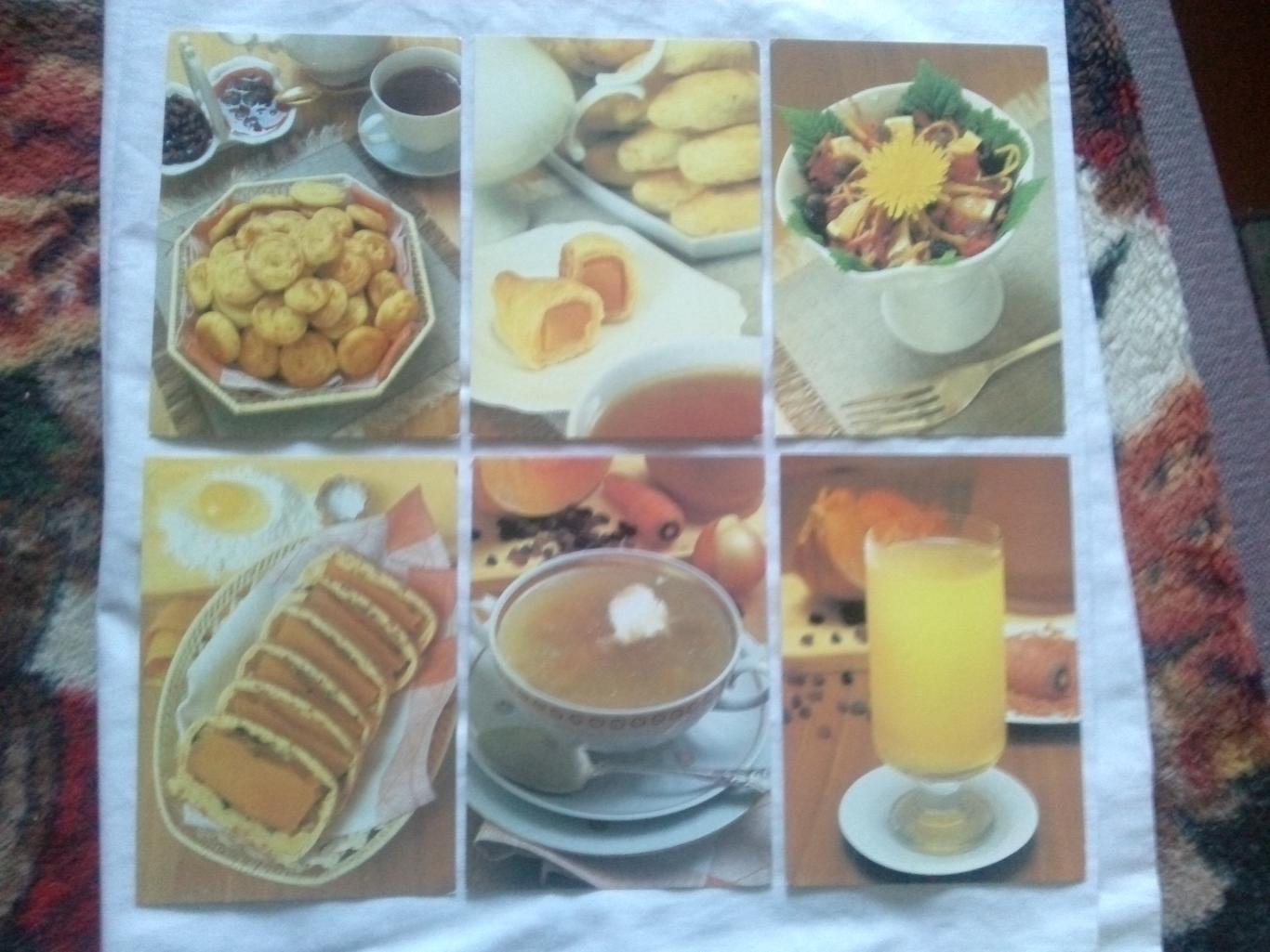Блюда из тыквы 1991 г. полный набор - 18 открыток (чистые , в идеале) Кулинария 3