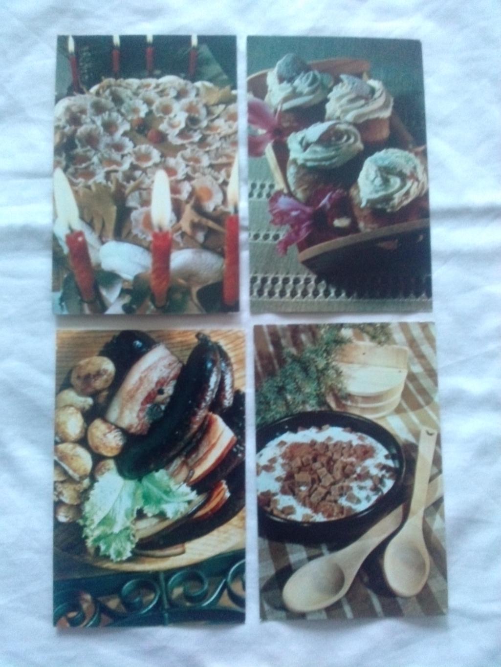 Блюда эстонской кухни 1973 г. полный набор - 15 открыток (Кулинария , рецепты) 2