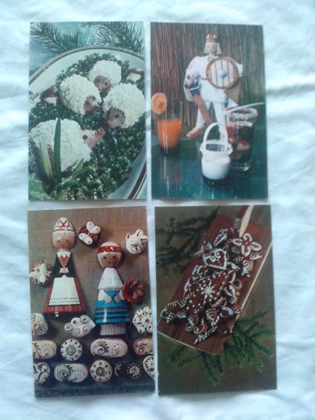 Блюда эстонской кухни 1973 г. полный набор - 15 открыток (Кулинария , рецепты) 4