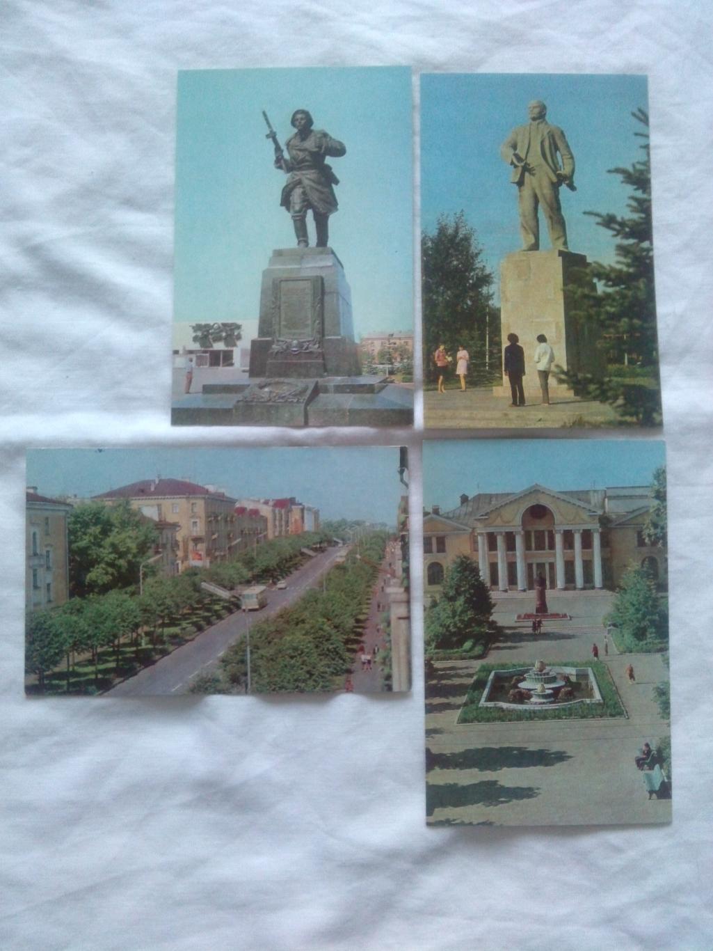 Города СССР : Великие Луки 1977 г. полный набор - 16 открыток ( чистые , идеал) 4