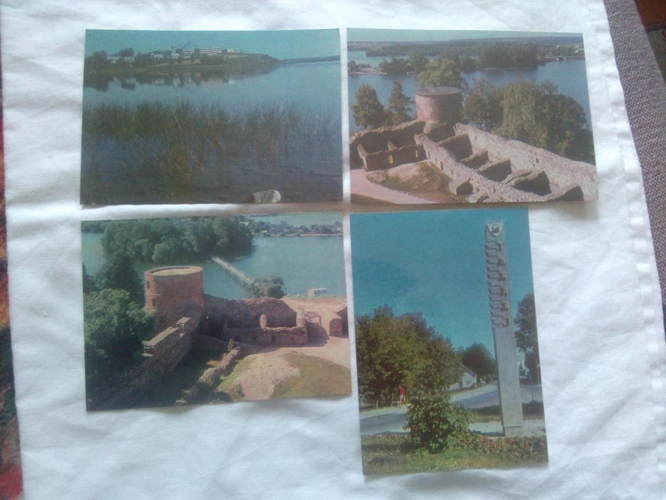 Города СССР : Тракай (Литва) 1974 г. полный набор - 13 открыток ( чистые идеал ) 3