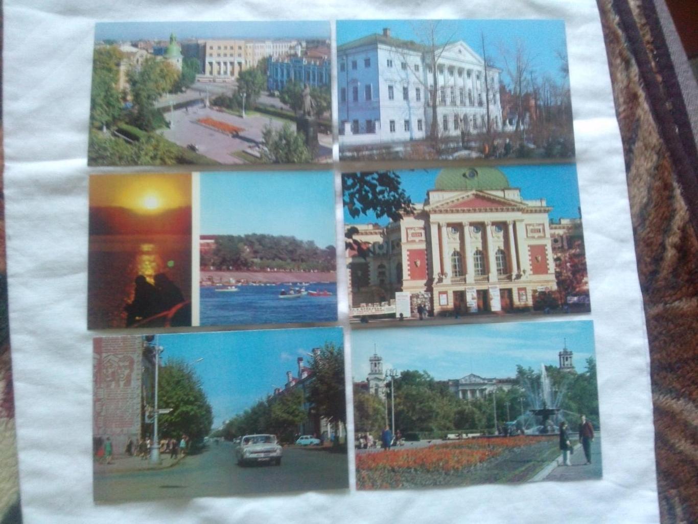 Города СССР : Иркутск 1975 г. полный набор - 18 открыток (чистые , в идеале) 3