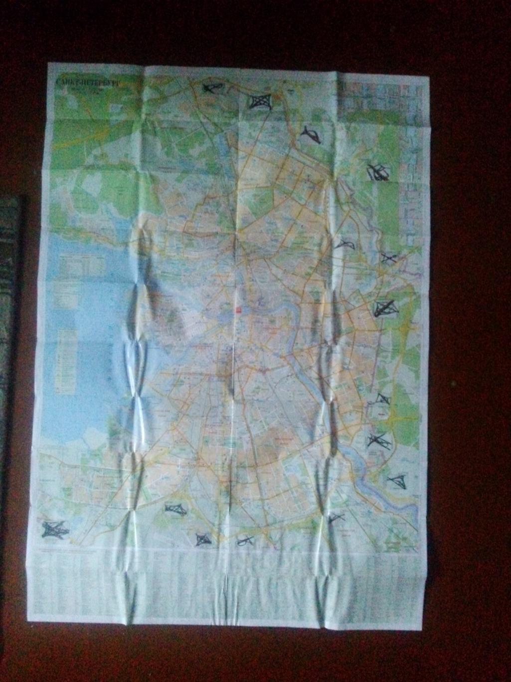Карта (туристская схема) : Санкт-Петербург и Ленинградская область 2010 г. 2